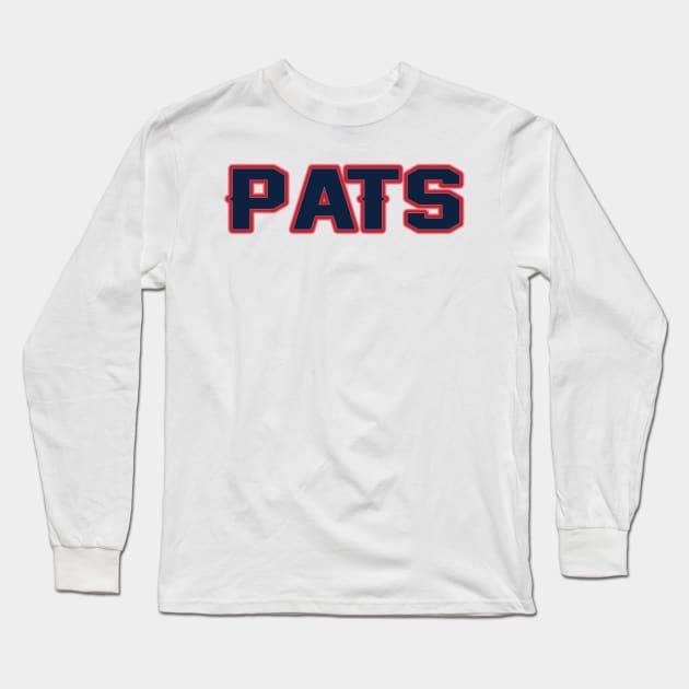 Pats! Long Sleeve T-Shirt by OffesniveLine